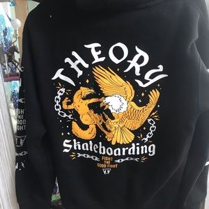Theory sweatshirt size small lots of graphics